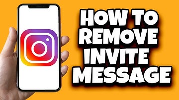 How To Remove Invite Message On Instagram | Unsend Invite Message