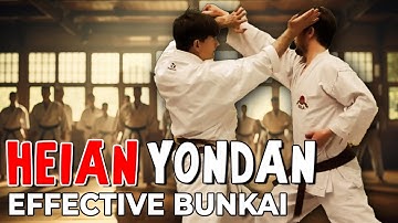 Heian Yondan kata bunkai (full kata)
