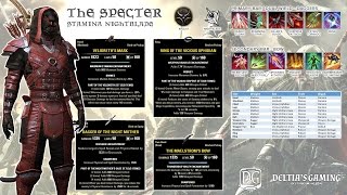 Stamina Nightblade Build for One Tamriel The Solo Specter for Veteran Maelstrom Arena
