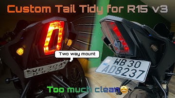 Custom tail tidy install in R15 V3 || Two way to mount 🤩