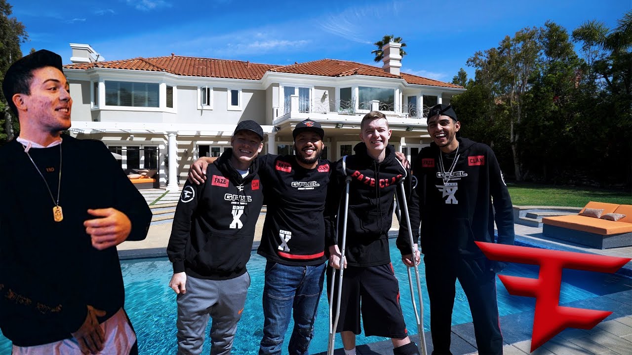 VISITING THE BRAND NEW FAZE HOUSE!!! YouTube