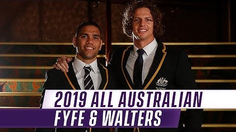 2019 All Australian ceremony | Fyfe and Walters