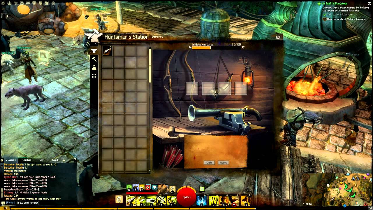Guild Wars 2 Crafting Huntsman 175 Leveling Guide YouTube