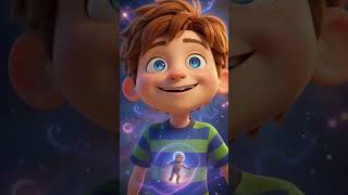 A boy alone in the forest
