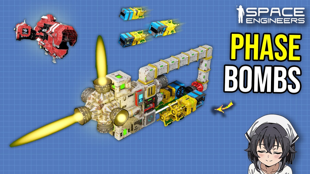 This Armor Phaser Bomb Explodes Once Resting Inside Ship, Space Engineers