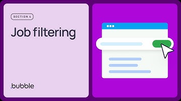 Job filtering: Getting started with Bubble (Lesson 4.9)