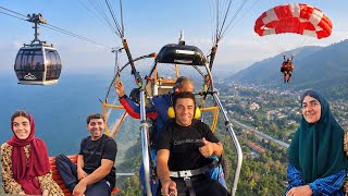 🌲 Exploring Ramsar Iran! Epic Forest Cable Car & Luxury Villa 🏡