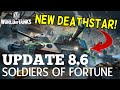 Update 8.6: Soldiers of Fortune | New Season, Halloween, Garage Customization, and Much More