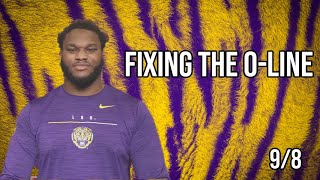 Ed Ingram discusses O-Line play, moving forward  |  LSU Tigers Football