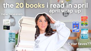 all 20 books that i read in april✨ april wrap up!