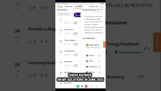 🔥 “95% GREEN BADGES on My CHEGG SOLUTIONS in JUNE 2025 💚 | MY GREEN BADGES STREAK # CHEGG RATINGS”  