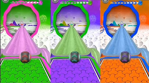 Going Balls: 3x Colour Reaction Portal Run  Mobile Gameplay  Walkthrough   iOS,Android  (Part 104)