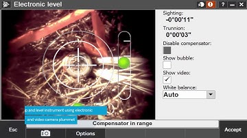 Trimble Access Workflows with SX10