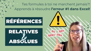 Comprendre les Références Relatives et Absolues dans Excel - Calcul des écarts de budget