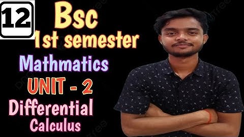 Unit - 2 | Bsc 1st semester mathmatics | Uniform continuity  | Differential calculus | #mjpru #Bsc