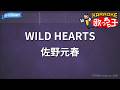 【カラオケ】WILD HEARTS/佐野元春
