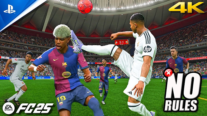 FC 25 | Real Madrid vs Barcelona | No Rules Match ft. Mbappe & Yamal | PS5 4K.