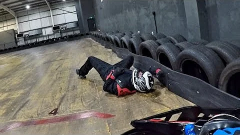 Huge go kart crash at Teamsport Basildon on 4/11/23