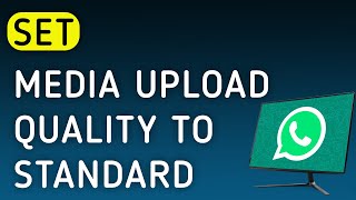 How To Set Media Upload Quality To Standard On WhatsApp App On PC (New Update)