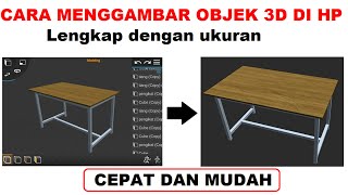 Beginner 3D Prism Tutorial How to draw a table on an Android phone