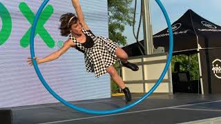 Cyr Wheel at the Gathering Place with Inspyral Circus 2019