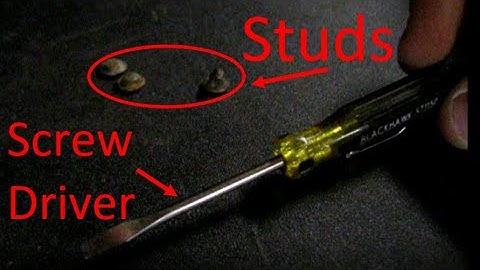 How to Remove Studs from your Winter Tires (Easy DIY)