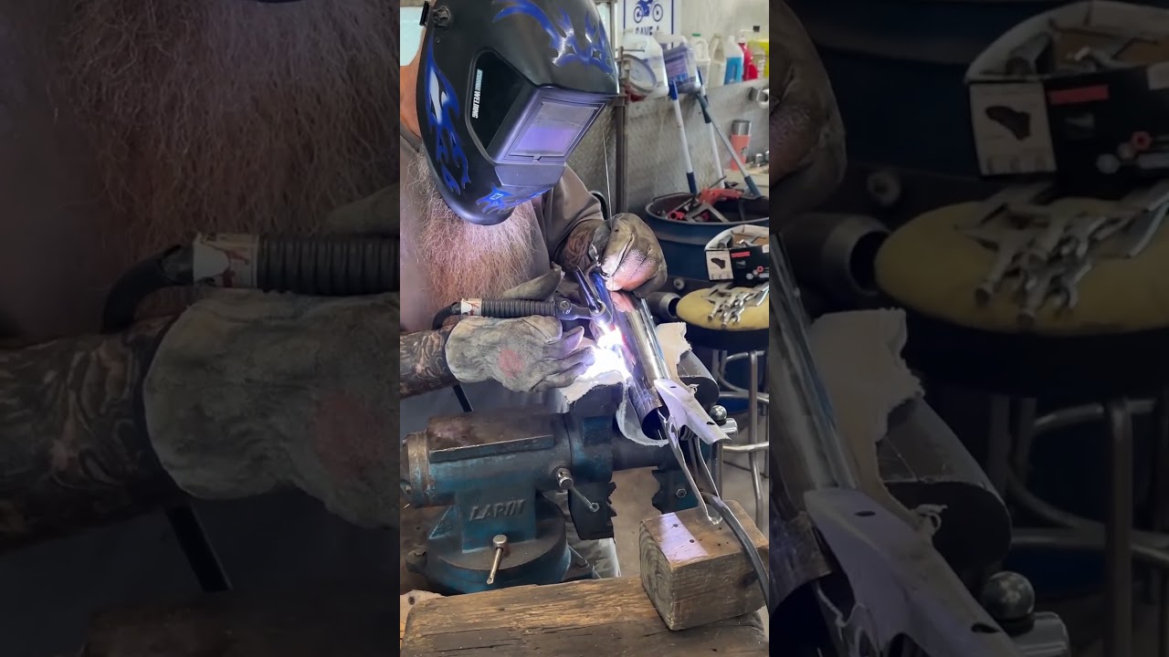 FINALLY creating an exhaust mount that……HOPEFULLY…..won’t break! 