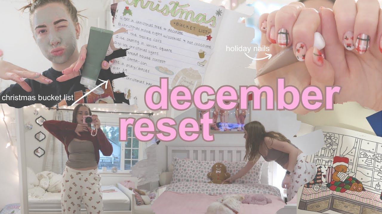 let's reset before the holidays | BOOKMAS day 1 🎄