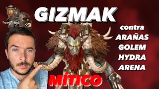 Guía de GIZMAK EL TERRIBLE, el campeón mítico quemador - RAID: SHADOW LEGENDS