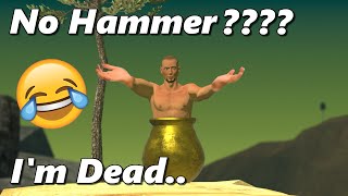 Getting Over It Without The Hammer - MODDED Getting Over It With Bennett Foddy