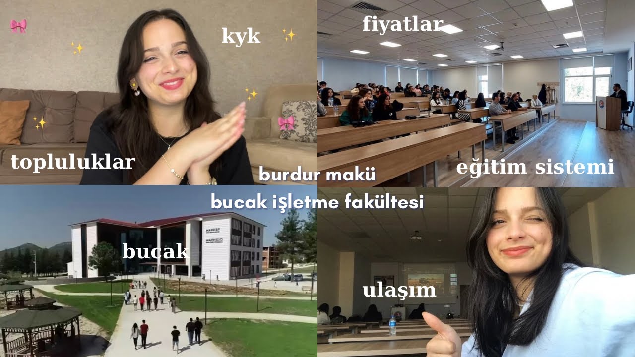 burdur mehmet akif ersoy üniversitesi, bucak işletme fakültesi ve bucak’ta yaşam hakkında
