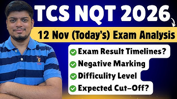 🔥TCS NQT Cut-Off | TCS NQT Today