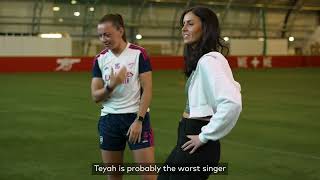 Mastercard UK  Arsenal Women's FC  Player Challenge with Laura Bubble