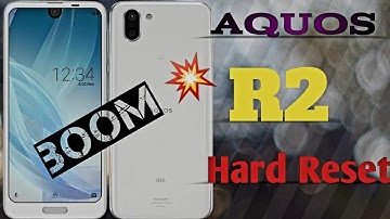 How To Hard Reset Aquos R2 ✅️