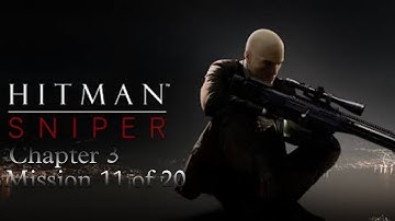 hitman sniper - chapter 3 mission 11 of 20 || electrocute a guard with the electric on the roof ||