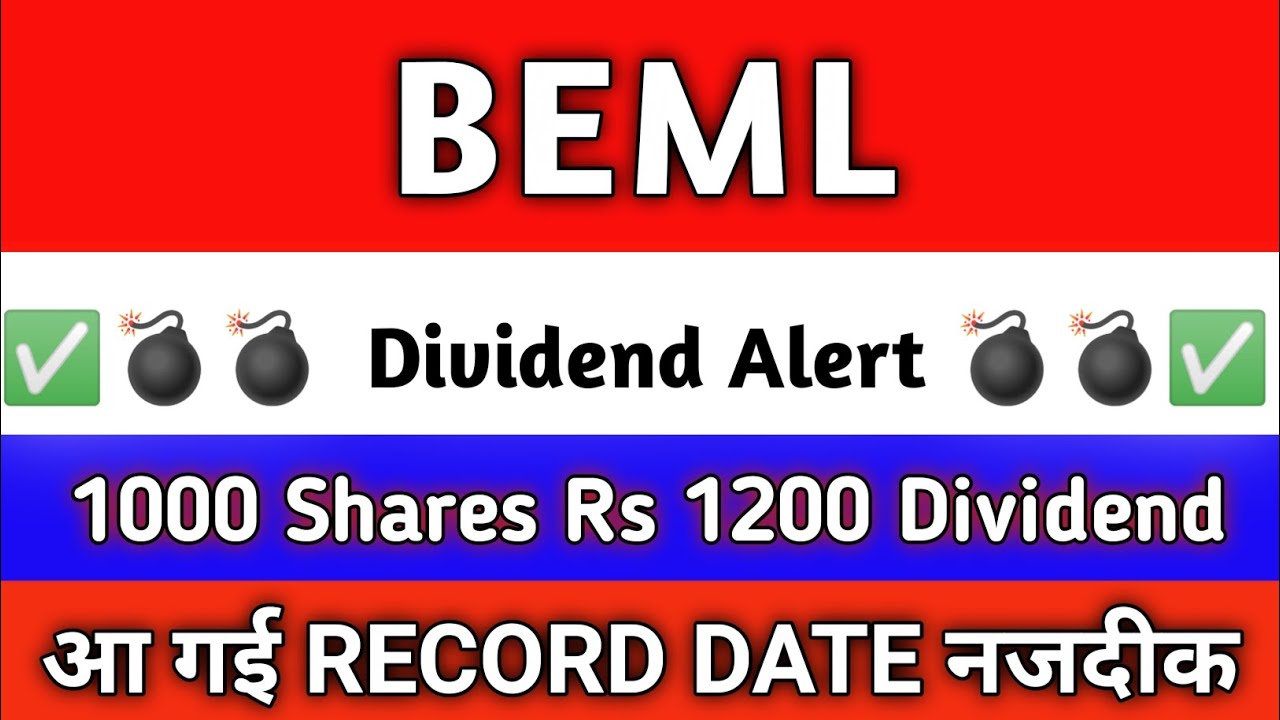 beml share dividend 2025 | beml share latest news | beml share news today | beml share dividend