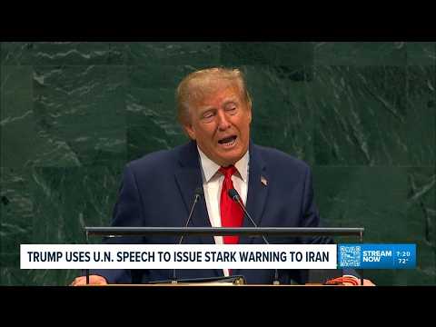 Trump uses UN address to put pressure on Iran