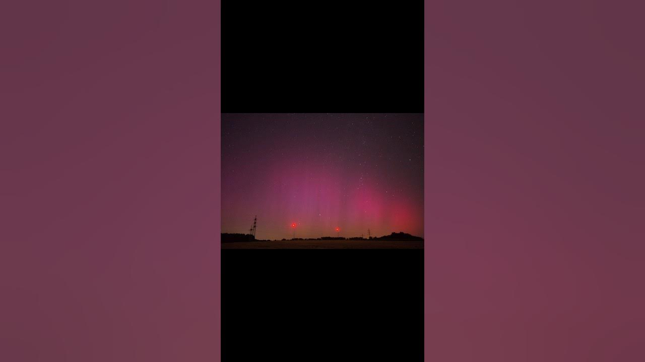 Polarlichter mit bloßem Auge sichtbar durch starken Sonnensturm am 12. August 2024 YouTube