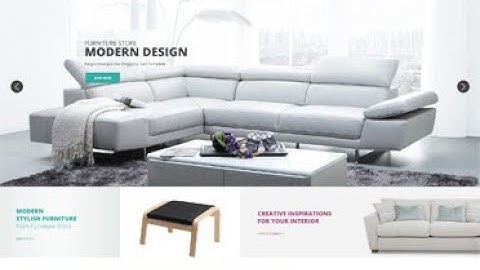 Furniture Store Shopping Cart Joomla Template
