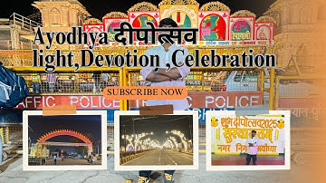 Ayodhya Deepotsav | Ayodhya Night view 