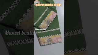 new trending salwar poncha design #fashion #trending #stitching #viral @ManeetBoutique