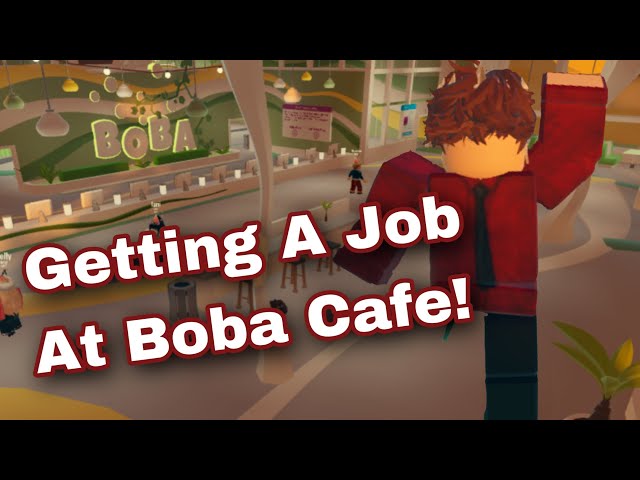 I Got a Job at a Roblox Cafe to Make Robux.. 