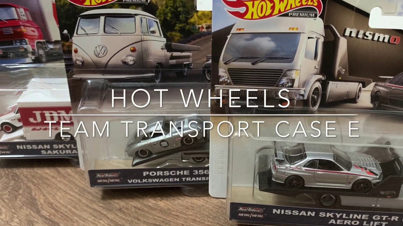 hot wheels team transport case e