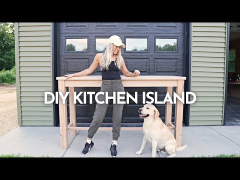 DIY Kitchen Island - FREE PLANS | Building a Vacation Rental