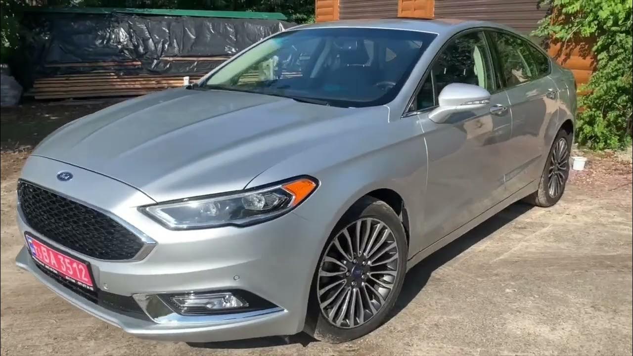 ДО і Після ВІдновлення Ford Fusion Titanium/Platinum 2018 Silver 2.0L