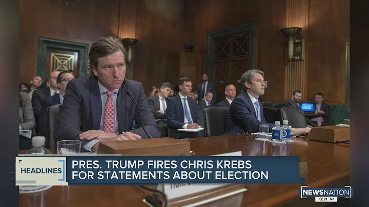 Pres. Trump fires Chris Krebs