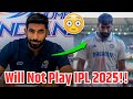 "Big Loss😢!" Jaspreet Bumrah Will Not Participate In Starting 2-3 Matches Of IPL 2025 Due To Injury