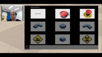Emotiv EMG to navigate into menus to control a robot with line selection
