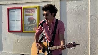 Lonely Boy (The Black Keys) Excellent cover by Musician Miguel Cosme Brighton Beach Busking!