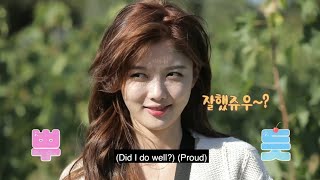 Kim Yoo Jung visited a grape farm and made grape juice 🍇🥤